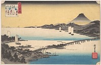 Sunset at Seta by Utagawa Hiroshige