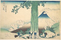 Mishima Pass in Kai Province (Kōshū Mishima goe), from the series Thirty-six Views of Mount Fuji (Fugaku sanjūrokkei by Katsushika Hokusai
