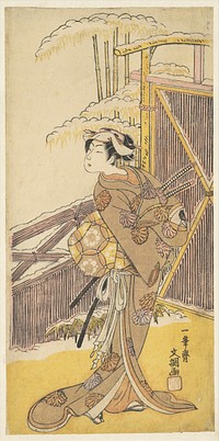 Onoe Kikugorō as Tonase, from Kanadehon Chūshingura (Kanadehon Chūshingura, Shosei Onoe Kikugorō no Tonase) by Ippitsusai Bunchō