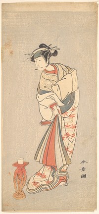 The Actor Ichikawa Danjuro V in the Role of a Woman by Katsukawa Shunshō