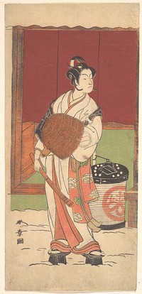 The Actor Ichikawa Monosuke II in the Role of Daito-no-miya Disguised as a Komuso by Katsukawa Shunshō