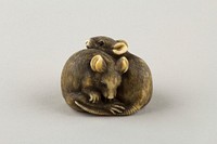 Netsuke of Two Rats