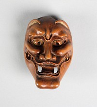 Netsuke of Noh Mask: Hannya