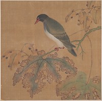 Bird on Branch by Unidentified artist