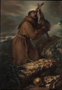 Saint Francis in Ecstasy by Giovanni Benedetto Castiglione (Il Grechetto)