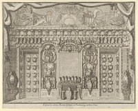 Design for the Porcelein Cabinet at the Charlottenburg Palace, other side