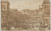 Theater Design, Possibly The Triumph of Hannibal