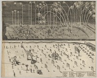 Fireworks display, Nuremberg, 1659