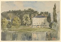 View of the Château at Folembray by Paul Huet