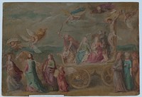 The Triumph of the Word of God, from the Series Triumph of the Catholic Church (Oil Sketch for a Painting of the same subject) by Otto van Veen