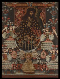 Christ Carrying the Cross, called The Lord of the Fall" by unknown Cuzco Artist (Peru, second half 18th century)