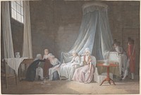 Madame Royale Cared for by Doctor Brunier, January 24, 1793 by Jean-Baptiste Mallet