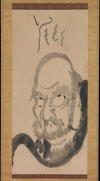 Portrait of Bodhidharma by Hakuin Ekaku