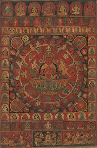 Mandala of the Sun God Surya by Kitaharasa