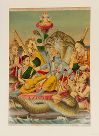 Shri Sheshanarayana, Vishnu Narayana on Shesha, India