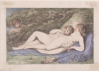 Wood-Nymphs (The Discovery), Thomas Rowlandson (Etcher)