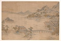 Panel with Landscape, China