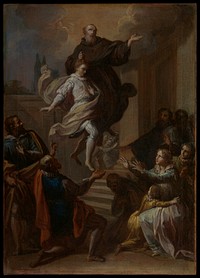 A Miracle of Saint Joseph of Cupertino (1603&ndash;1663) by Placido Costanzi