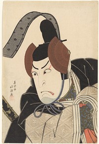 The Kabuki Actor Nakamura Utaemon III (Shikan) as Ishikawa Goemon by Shunkōsai Hokushū