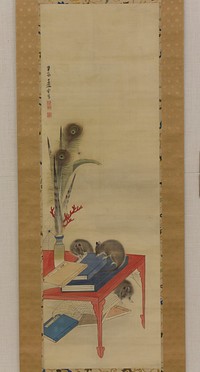 Rats on a Scholar’s Desk by Nagasawa Rosetsu