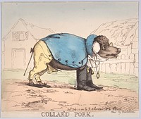 Collar'd Pork by Thomas Rowlandson