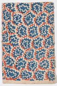 Sheet with an overall pattern of organic shapes