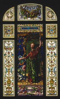 Welcome: Stained Glass Window from the Mrs. George T. Bliss House, New York by John La Farge