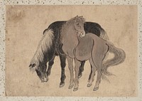 Album of Sketches by Katsushika Hokusai and His Disciples. Original public domain image from the MET museum.