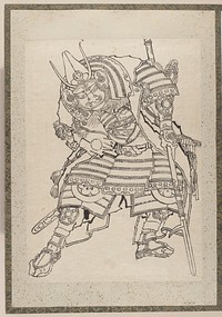 Hokusai's Album of Sketches by Katsushika Hokusai and His Disciples. Original public domain image from the MET museum.