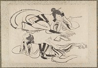 Hokusai's Album of Sketches by Katsushika Hokusai and His Disciples. Original public domain image from the MET museum.