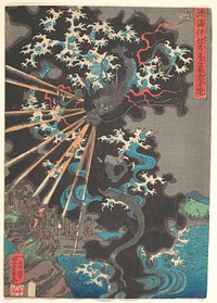 Print in 19th century, print in high resolution by Utagawa Yoshikazu. Original from the MET Museum. 