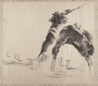 Katsushika Hokusai’s Album of Sketches (1760–1849) painting. Original public domain image from the MET museum.