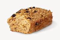 Bread loaf, isolated bakery image