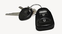 Car keys collage element, isolated image psd