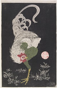 Rooster (18th century) print in high resolution by Itō Jakuchū. Original from the Minneapolis Institute of Art. 