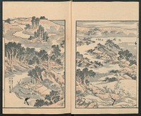 Hokusai's Transmitting the Spirit, Revealing the Form of Things: Hokusai Sketchbooks, volume 15 (Denshin kaishu: Hokusai manga, jūgohen) (1878). Original public domain image from the MET museum.