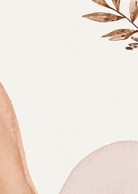 Watercolor aesthetic beige background