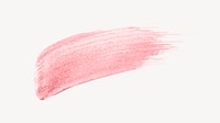 Pink paint brushstroke texture vector