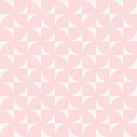 Pink geometric patterned background, quarter circle design psd