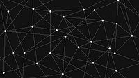 Abstract network desktop wallpaper, connecting dots design