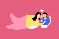 Long distance relationship during COVID-19 illustration vector