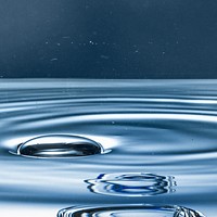 Blue water ripple background