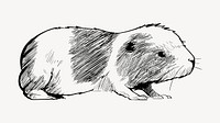 Hamster sketch animal illustration vector