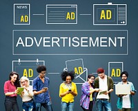 Advertisement ADS Commercial Marketing Advertising Branding Concept