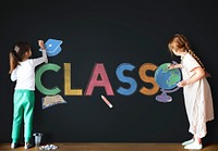 School Academic Learning Kids Graphic Concept