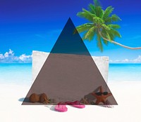 Summer Togetherness Friendship Triangle Copy Space Concept