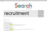 Recruitment Human Resources Job Occupation Staff Concept