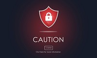 Beware Caution Dangerous Hacking Concept