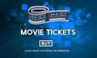 Movie Tickets Buying Entertainment Concept