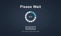 Please Wait Loading Waitng Trasfer Anticipation Concept